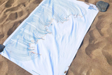 Wild atlantic way towel on beach
