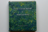 Book titled 'Celtic Nature Poetry in Word and Image' by Alexandra van Tuyl with a green and blue textured cover.