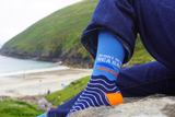 Achill Island Sea Salt socks at Keem Bay
