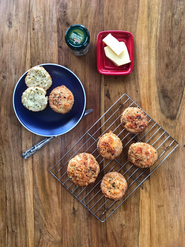 Cheese Scones with Achill Island Sea Salt and Atlantic Wakame
