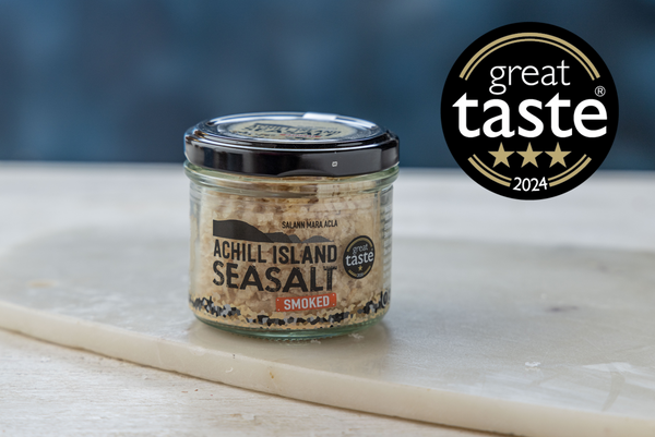 3 Stars for Achill Island Smoked Sea Salt in 2024 Great Taste Awards