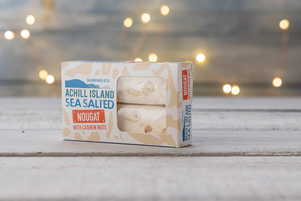 Achill Island Sea Salted Nougat with Cashew nuts