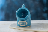 Achill island sea salt blue salt pig